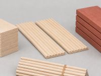 Pre-Grooved Wooden Pencil Slats for Graphite and Colored Pencil Production