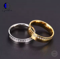 Gentdes Jewelry New Arrival Titanium Rings