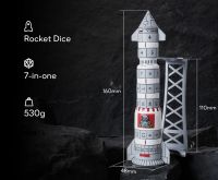 Kickstarter Dice - Metal Rocket Dice 7