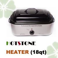 a special heater for hot stone massage stones