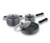 6pcs Hard Anodized Cookware Sets