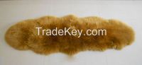 double sheepskin rug