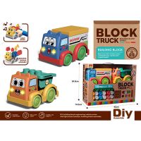 Wokaiblocks 2pcs Light Music Straw Building Block Engineering Vehicles Blocks 50pcs Kid Toy Diy Sex