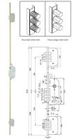 Security Door Lock, Lock Body, Mortise