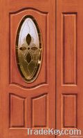 Wood Glass Entry Door