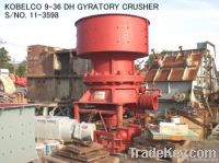 USED KOBELCO 9-36 (36" X 9") DH GYRATORY CRUSHER S/NO. 11-3598