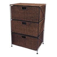 Sea Grass /Metal Frame Storage Basket