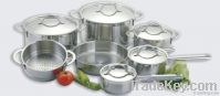 12pcs Stainless Steel Cookware Set