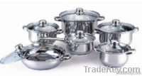12pcs Ss Cookware Set