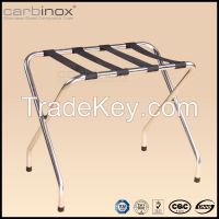 New products luxury hotel stainless steel luggage rack for bedroom