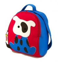 Cute blue animal design neoprene children backpack,kid bags,school bag