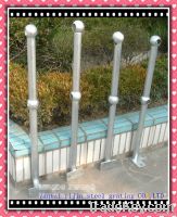 ball-joints handrail post or upright, stand column