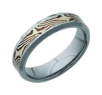 Mokume Gane &quot;Boa&quot; ring band