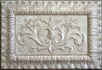 Floral Tile With Acanthus Frame