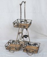 Iron flower stand