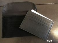 Genuine Saffiano Leather Minimalist Card Holders Wallet
