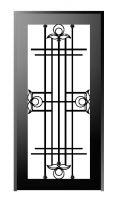 Wrough Iron Doors Single