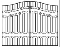 Wroug Iron Gate