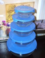 Glass bowl set (5 pieces)