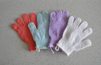 exfoliating bath glove