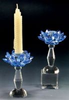 Crystal candle holder