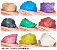 Coloured Quartz Rocks