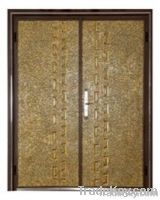 Wholly-Aluminum-Cast Carving double door