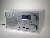 MP3, Aux in &amp; FM, AM Radio with MDF Casing &amp; Blue Backlight