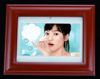 7-inch Red Wooden Frame
