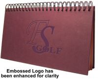 Golf Scorecard Journal CORDOVAN