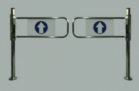 Swing Turnstile Stainless Steel Barrier Supermarket Security Gate From China