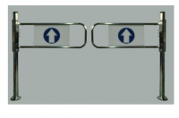 Swing Turnstile Stainless Steel Barrier Supermarket Security Gate 5. TSE Hydraulic machinery double door