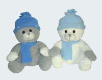 Plush X&#039;mas item-2 asst bears