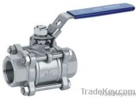 3PC Stainless Steel Threaded Ball Valve