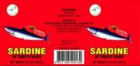 Sardine Canned (Easy open lid) Foods