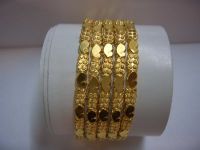 Gold Plated Metal Bangles