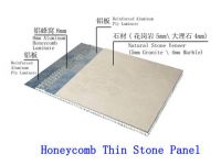 Honeycomb thin stone panel
