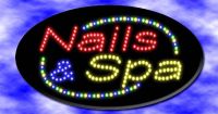 LED Nails Spa Sign