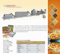 Corn flakes breakfast processing line