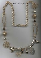 Metal chain necklace handmade necklaces handworked jewelry