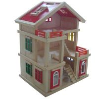 wooden doll house