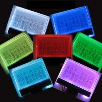 128x64 COG LCD module with multi-color LED backlight