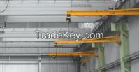 5 ton electric wall travelling jib crane