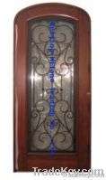 Custom soid wooden exterior door