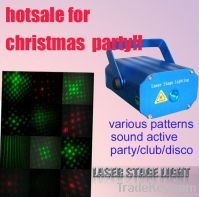 8 laser patterns/sound active/mental box laser stage light