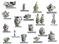 CERAMIC COW TABLEWARE SERIES (WHITE & BLACK)