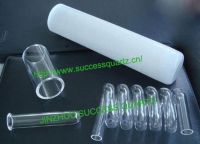 Transparent quartz tube