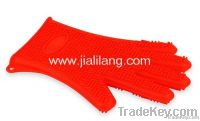 Silicone oven glove