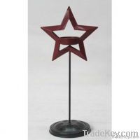 Metal candle holder