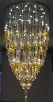 glass drop chandelier for hotel